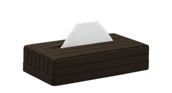 バンドシー ティッシュケース mini ダークブラウン
