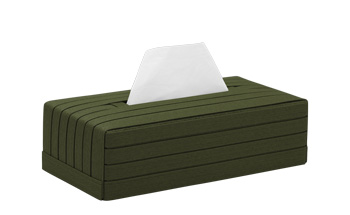 バンドシー ティッシュケース モスグリーン